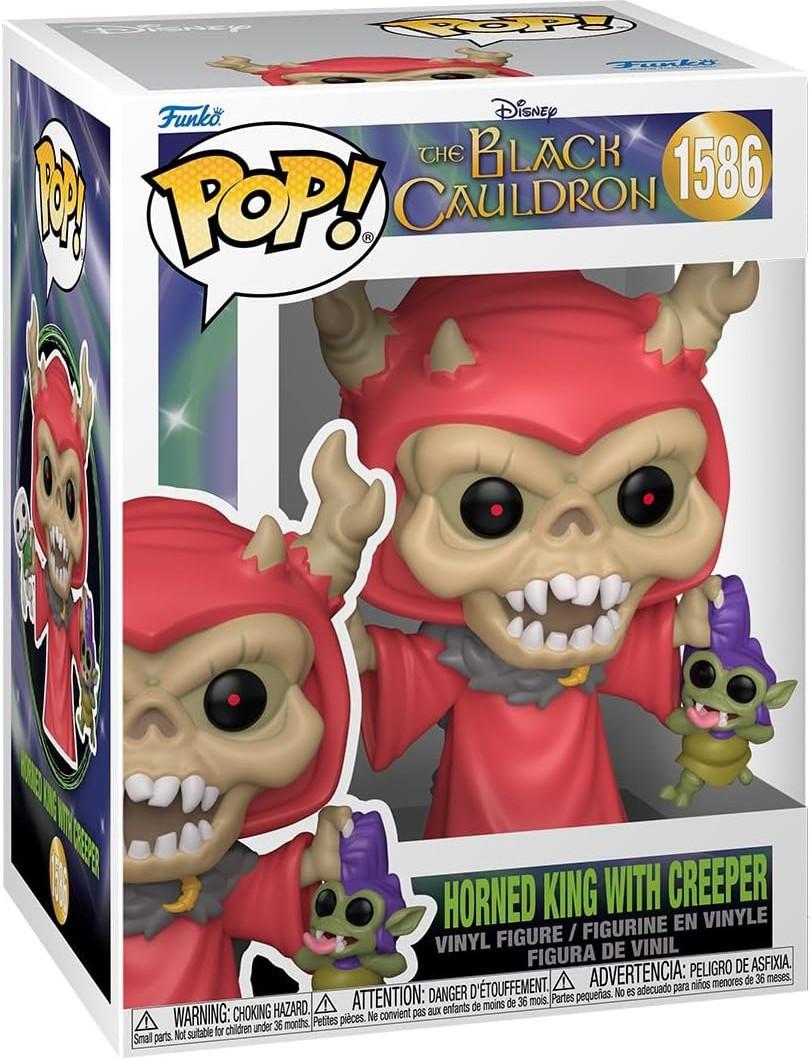 Disney The Black Cauldron   POP Vinyl: Horned King with Creeper