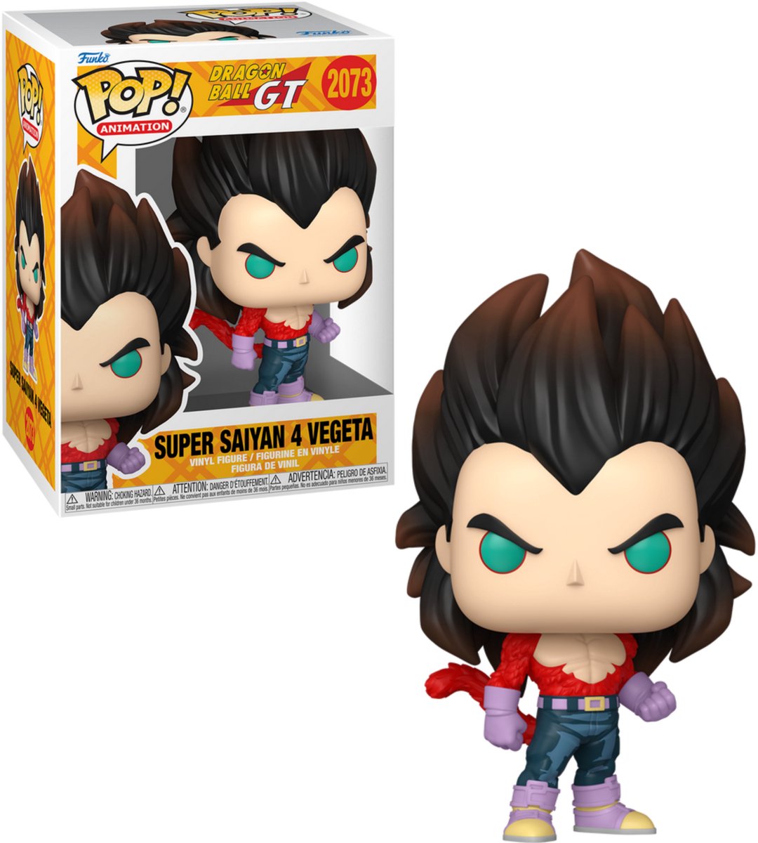 Dragon Ball Super Saiyan 4 Vegeta vinylfiguur 2073 Unisex   Pop! - Neutraal - Standard