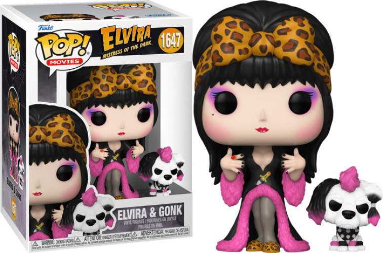 Elvira: Mistress of the Dark   Pop Vinyl: Elvira & Gonk