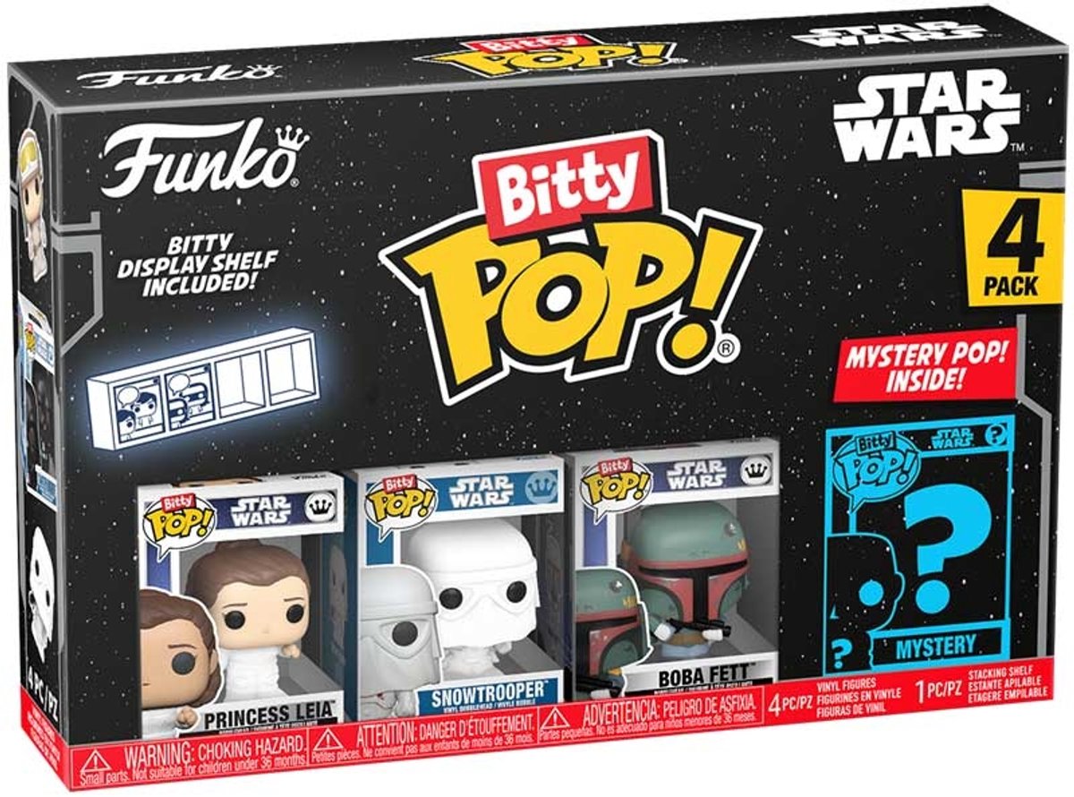 FUNKO BITTY POP: STAR WARS S2 - LEIA 4PK.
