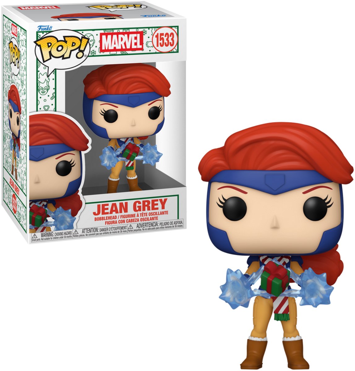 FUNKO POP! Jean Grey with Present 1533 Marvel x-men Holiday