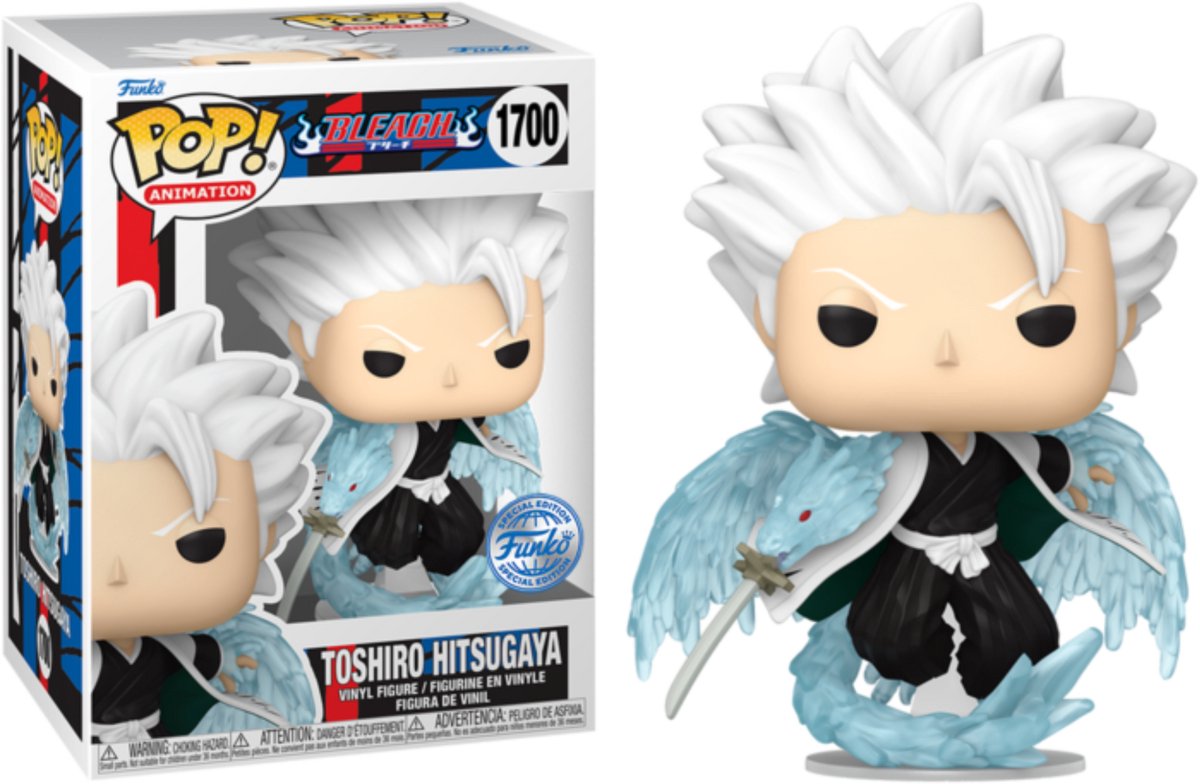 FUNKO POP! Toshiro Hitsugaya with Bankai 1700 Bleach Exclusive
