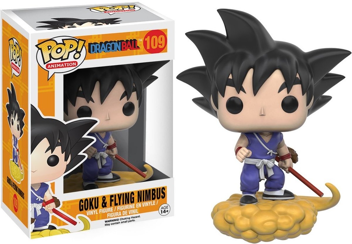 FUNKO Pop! Animation: Dragonball Z - Goku & Nimbus Volwassenen en kinderen Verzamelfiguur