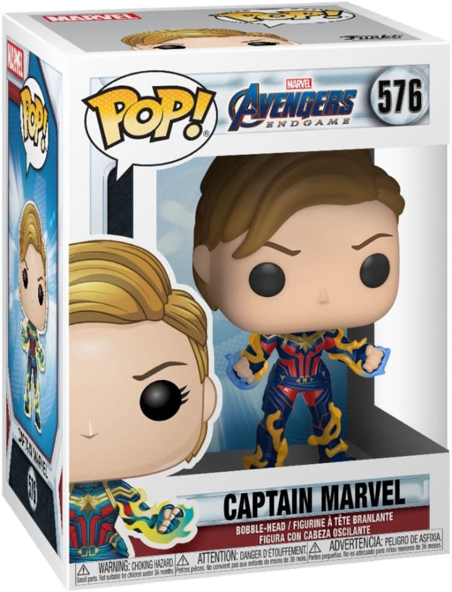 FUNKO Pop! Marvel: Avengers Endgame - Captain Marvel with New Hair