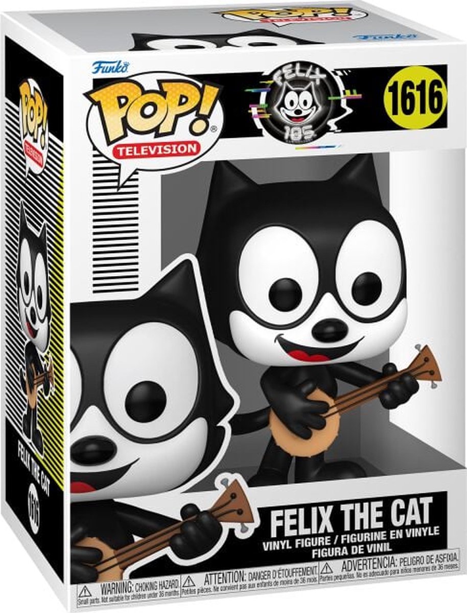 Felix The Cat Felix The Cat vinylfiguur 1616   Pop! zwart-wit
