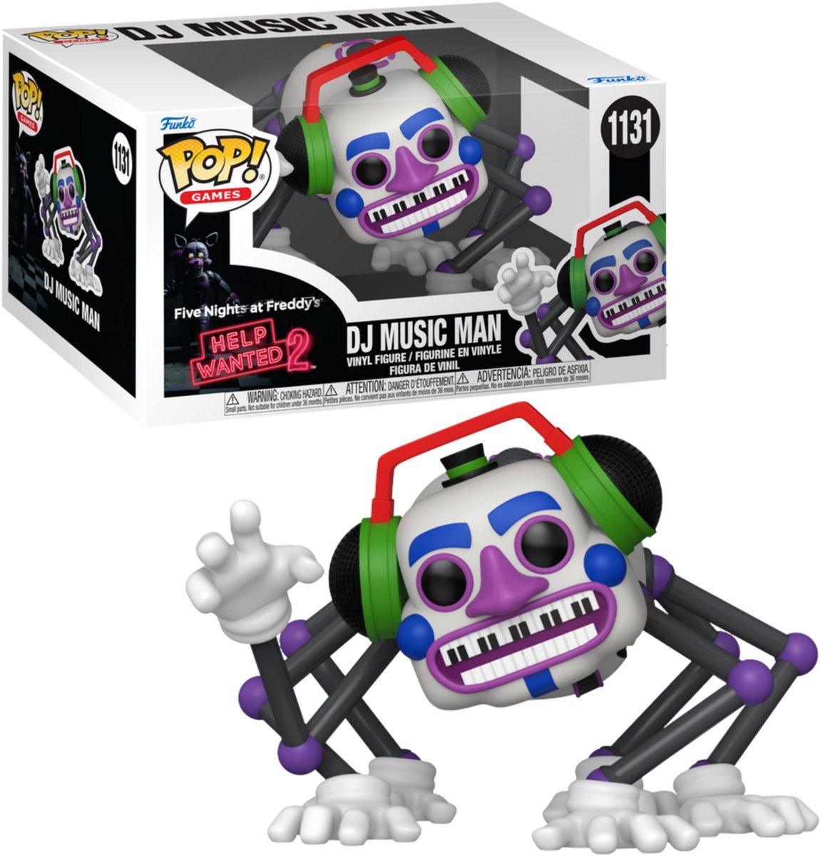 Five Nights At Freddys DJ Music Man vinylfiguur 1131 Unisex   Pop! - Neutraal - Standard