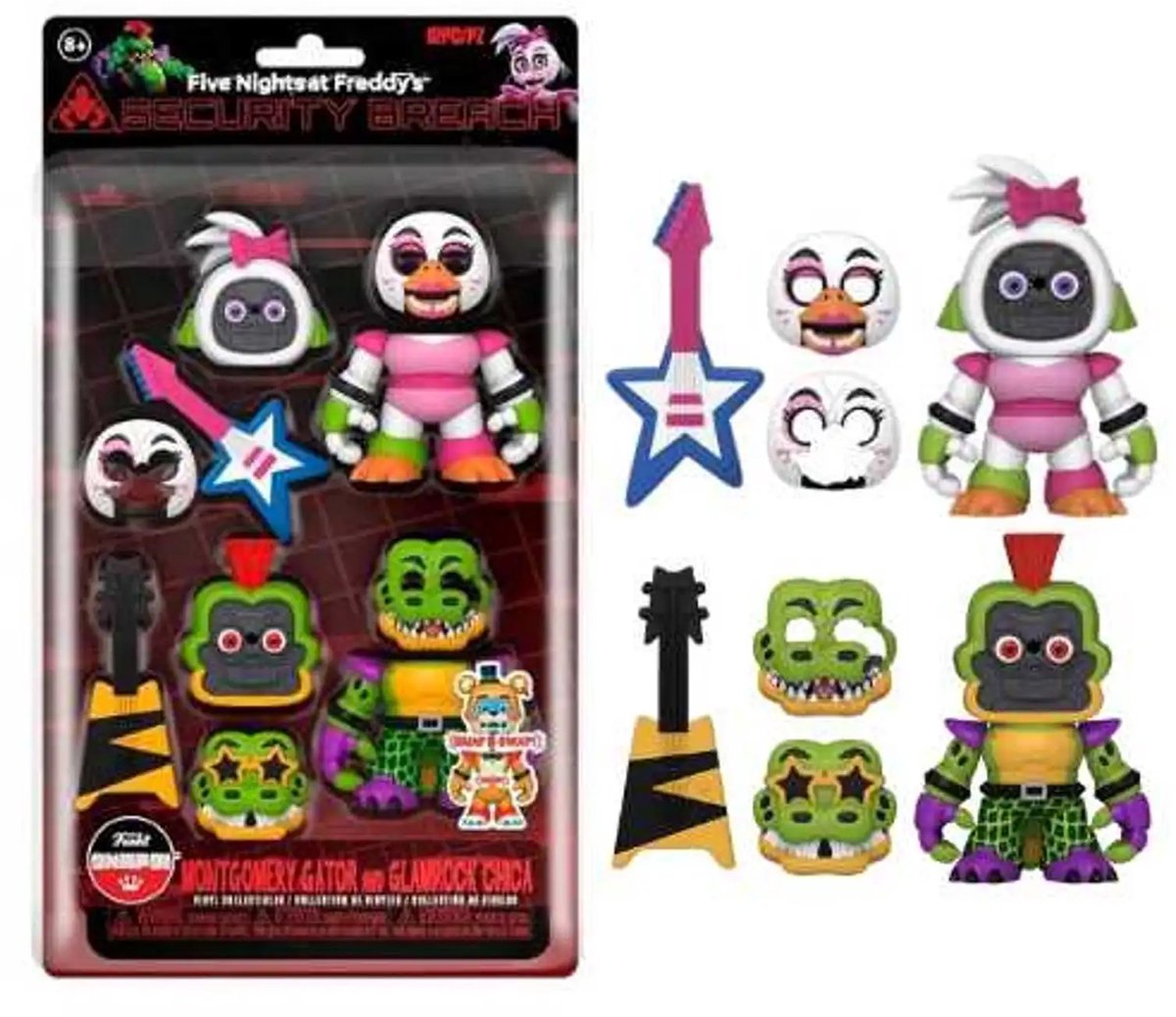 Five Nights At Freddys speelfiguren set