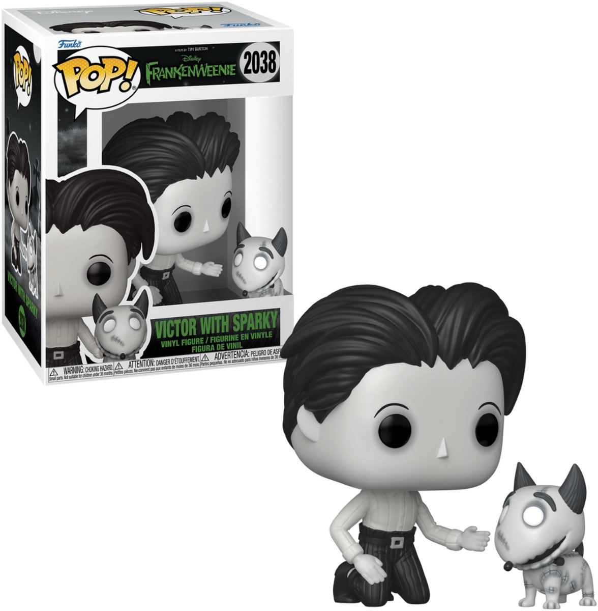 Frankenweenie Victor with Sparky vinylfiguur 2038 Unisex   Pop! - Neutraal - Standard