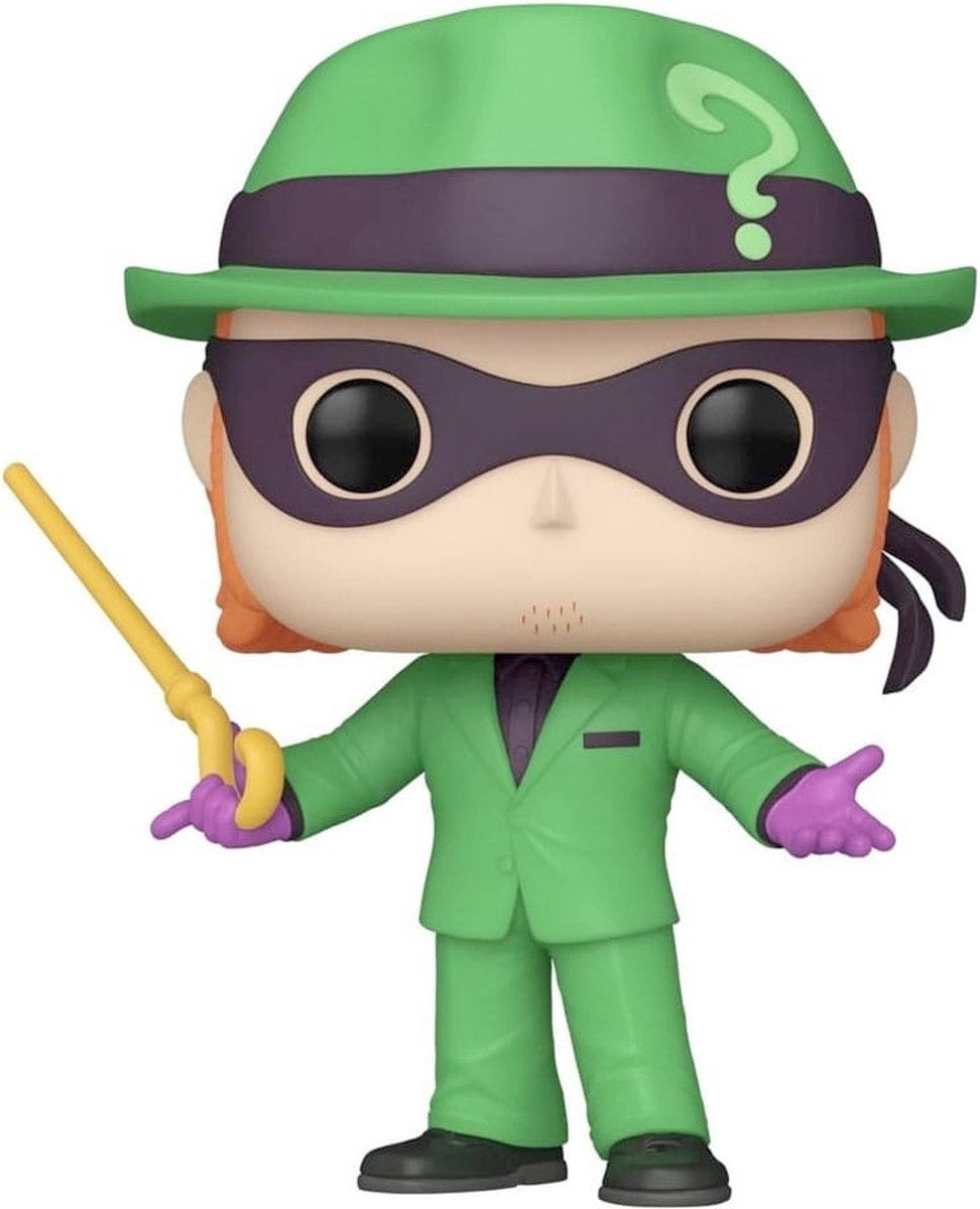   Batman - Series POP! Heroes Vinyl Riddler (Arkhamverse) 9 cm Verzamelfiguur - Multicolours