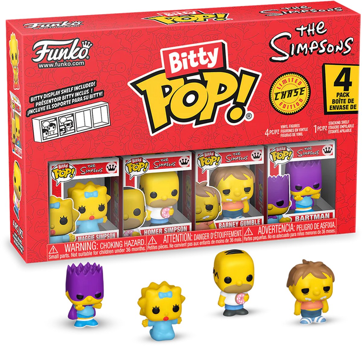   Bitty Pop! - The Simpsons - Maggie Simpson / Homer Simpson / Barney Gumble / Random Chase