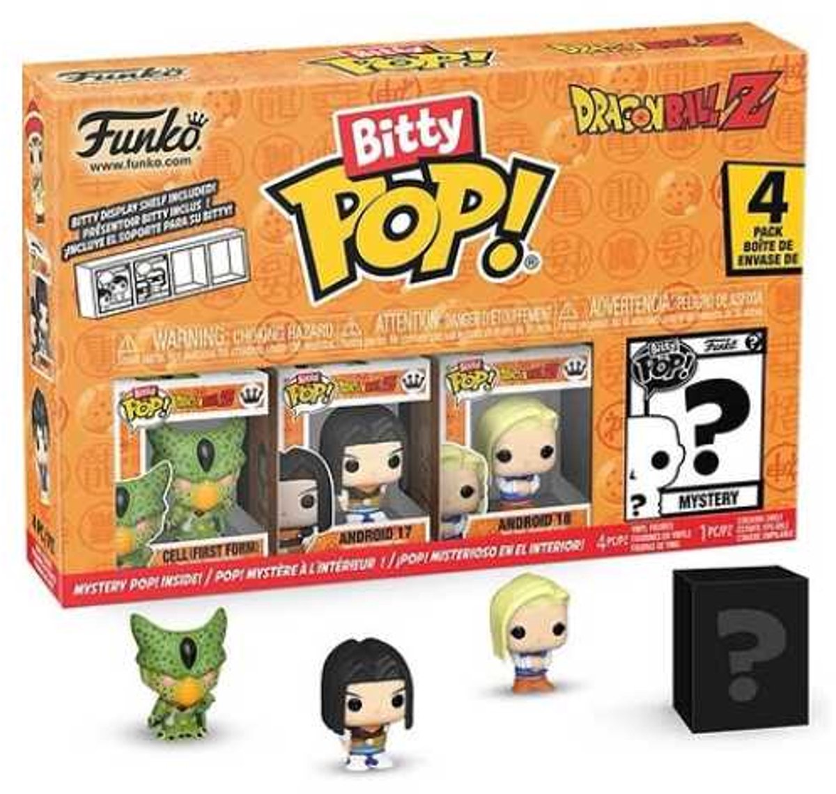   Bitty Pop! Pop! Dragon Ball Z - Cell(First Form), Android 17, Android 18