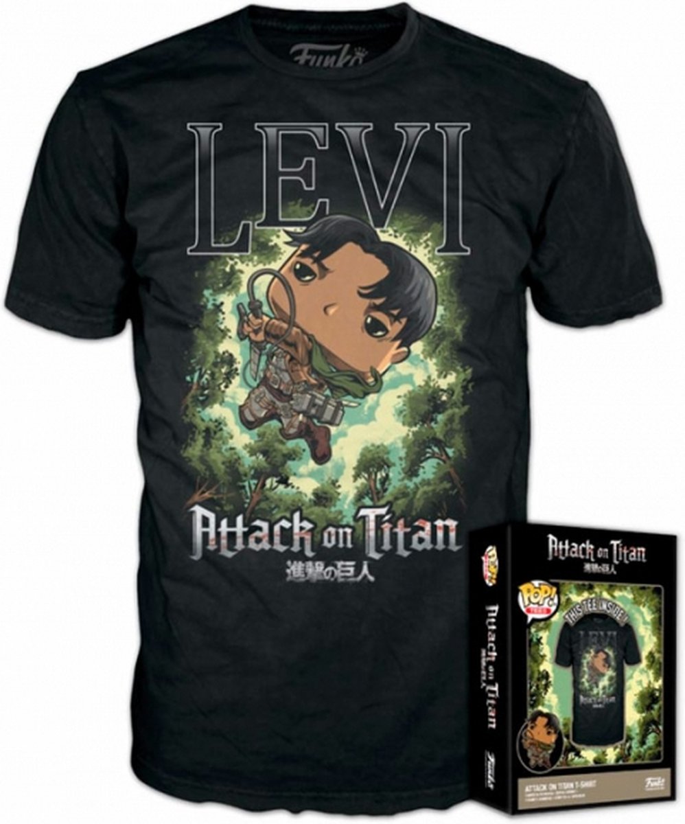   Boxed Tee: Attack on Titan - Levi Ackerman - M