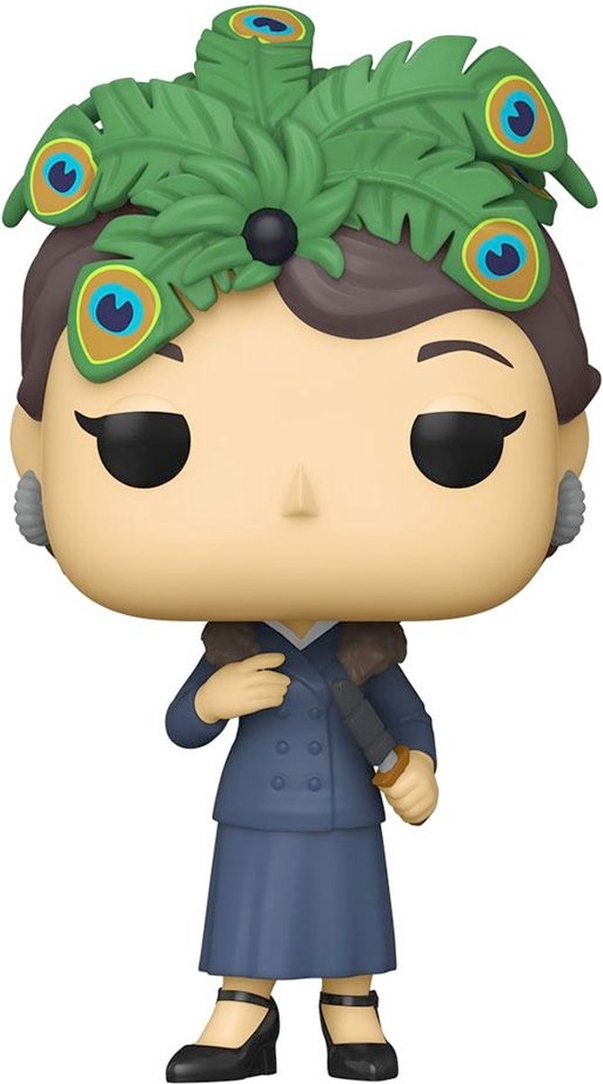   Clue - POP! Movies Mrs. Peacock With Knife 9 cm Verzamelfiguur - Multicolours