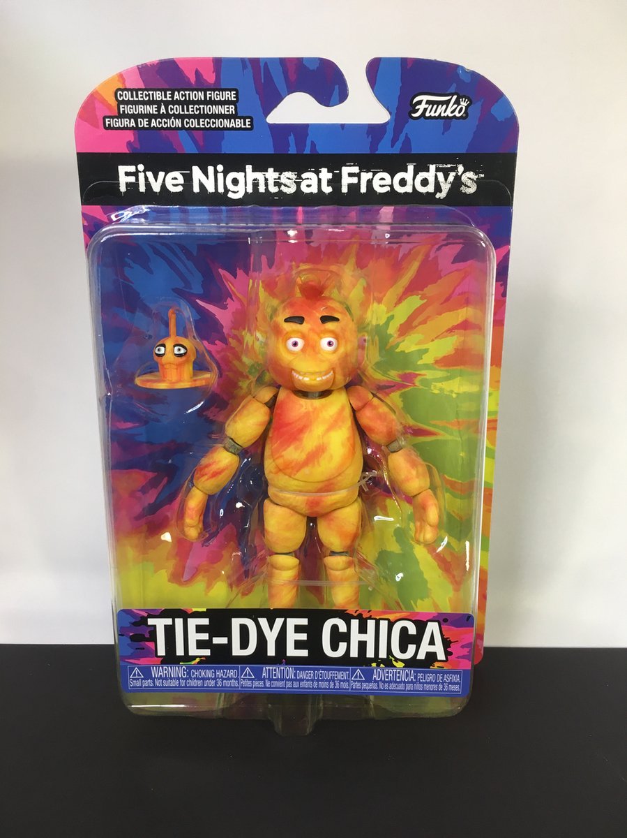   Five Nights at Freddy?s - Action Figure TieDye Chica 13 cm Verzamelfiguur - Multicolours