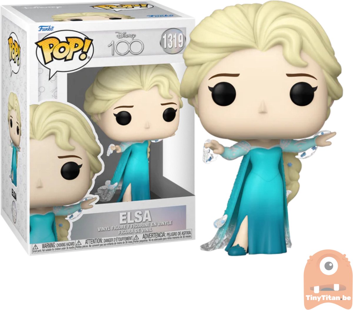   Frozen Verzamelfiguur Disneys 100th Anniversary POP! Elsa 9 cm Multicolours
