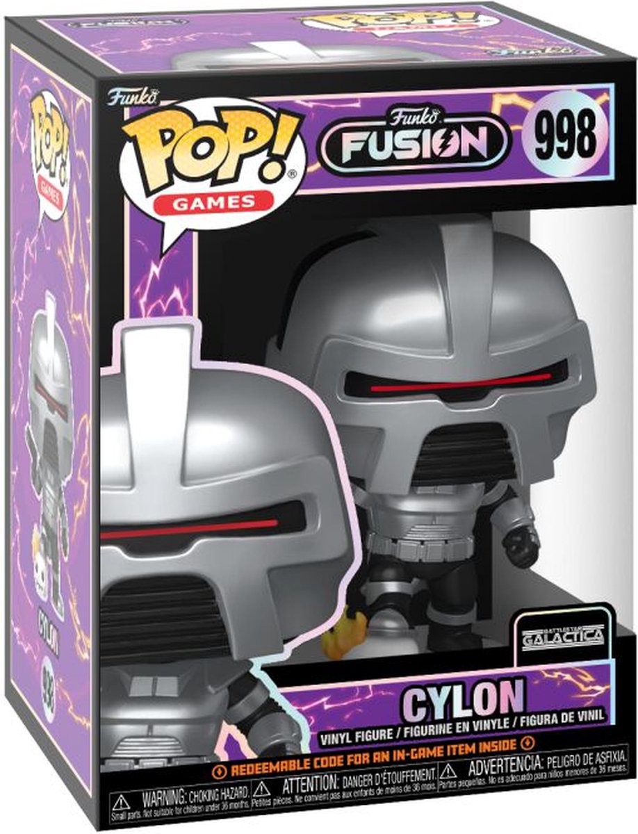   Fusion Battlestar Galactica - Cylon (Chase Edition möglich) Vinyl Figur 998   Pop! meerkleurig Unisex