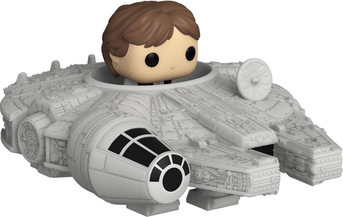   Han Solo met Millennium Falcon -   Bitty Pop! Ride - Star Wars Figuur - 2cm