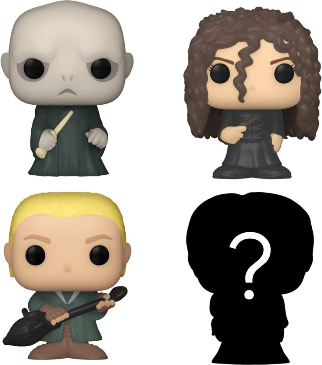   Harry Potter - Bitty POP! 4-Pack Voldemort 2,5 cm Verzamelfiguur - Multicolours