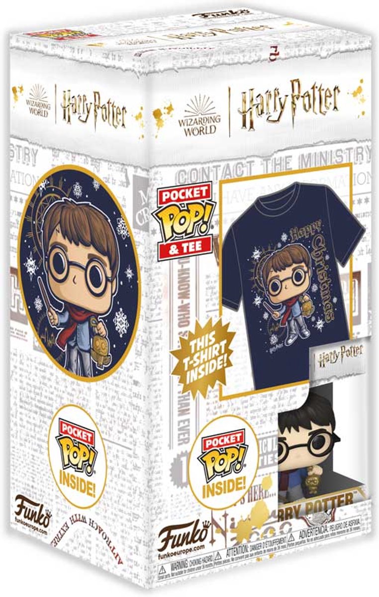   Harry Potter speelgoed set - Holiday Harry pop en T-shirt M.