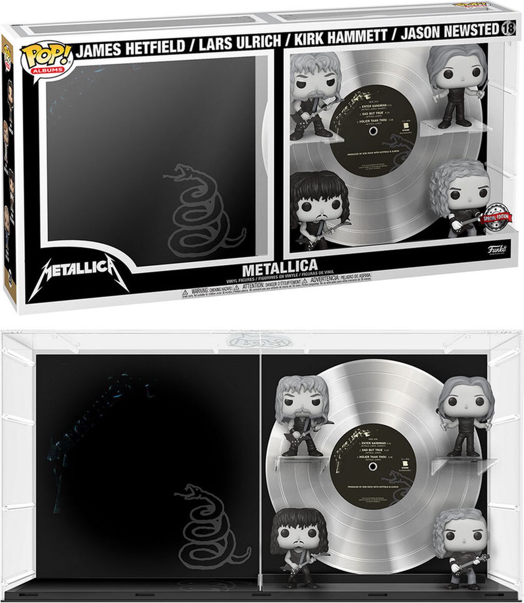   Metallica (Black&White) -   Pop! Albums Deluxe - Metallica Figuur