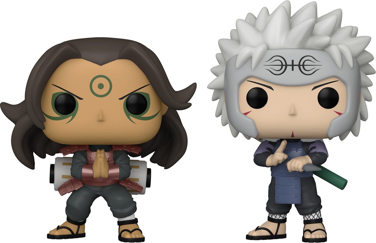   Naruto - POP! Animation 2-Pack Hashirama & Tobirama 9 cm Verzamelfiguur - Multicolours