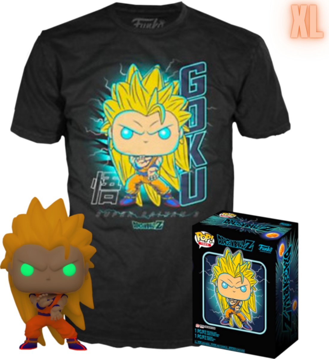   POP! & TEE BOX Dragonball Z GOKU GITD Exclusive - XL