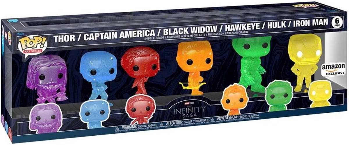   POP! Artist Series Infinity Saga 6-Pack Avengers w/B - SP Edition Exclusive