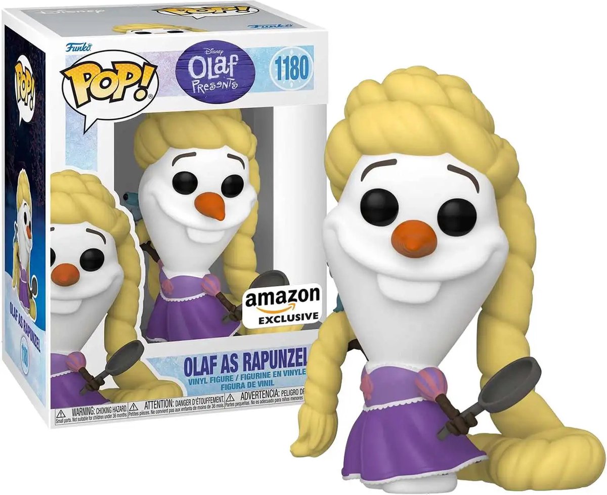   POP! Disney Olaf Present Olaf as Rapunzel - Exclusive