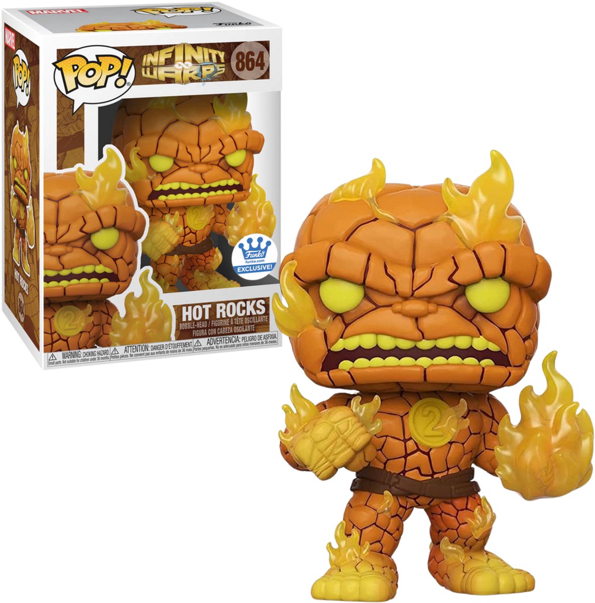  POP! Marvel Hot Rocks 864 Infinity Warps Shop Exclusive
