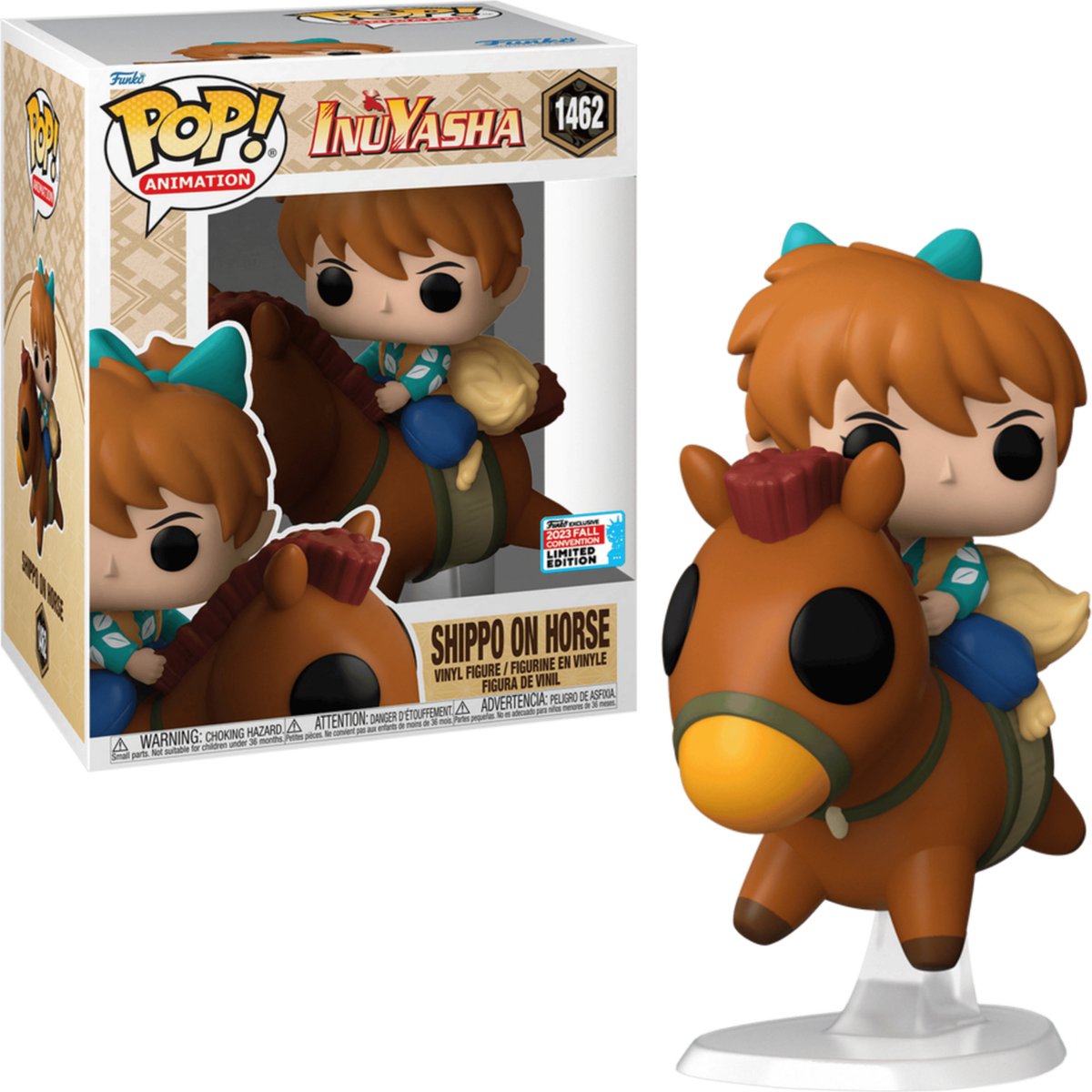   POP! Shippo on Horse 1462 6 INCH InuYasha NYCC 2023 Exclusive LE