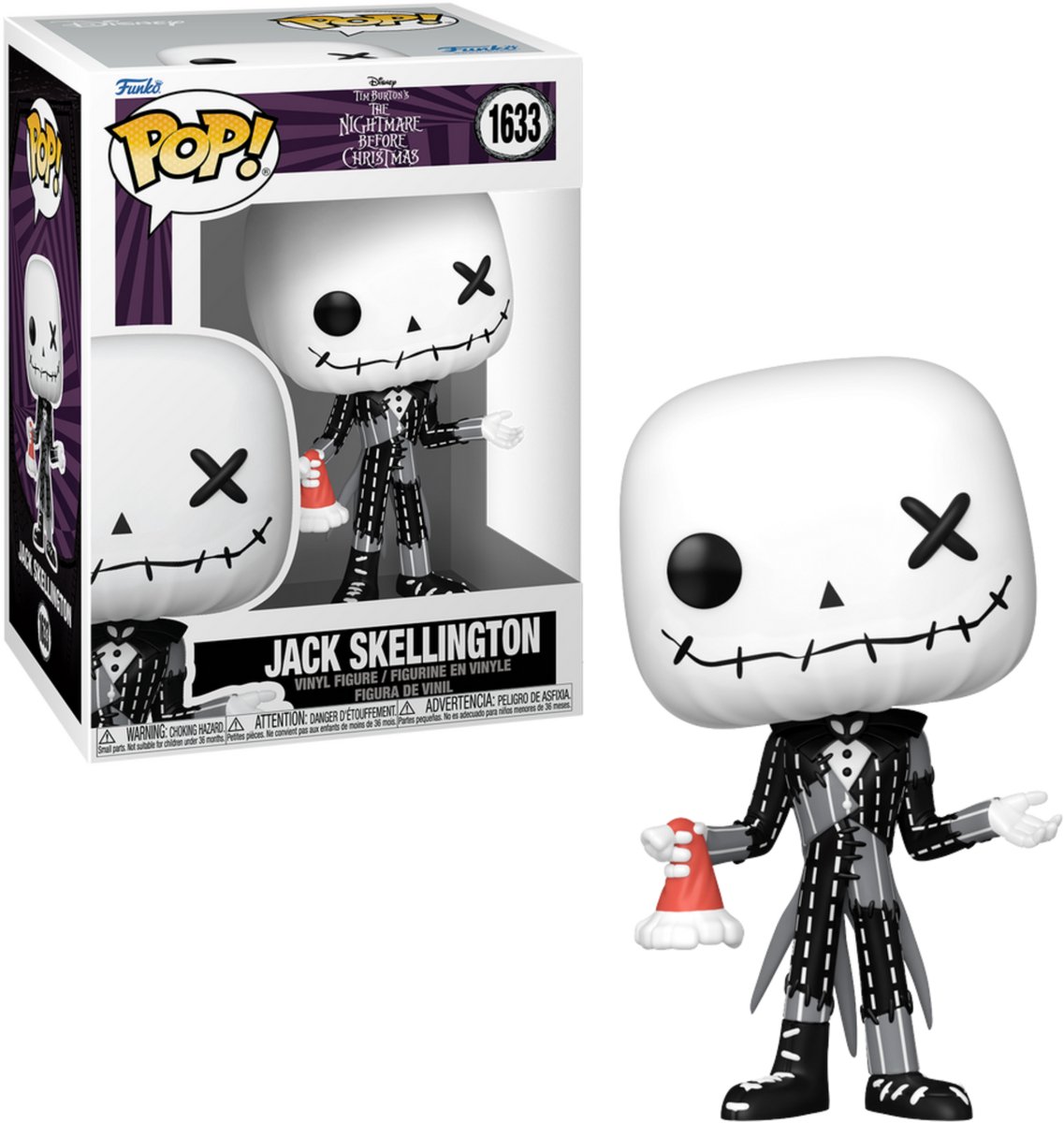   POP! THE NIGHTMARE BEFORE CHRISTMAS 1633 JACK PATCHWORK