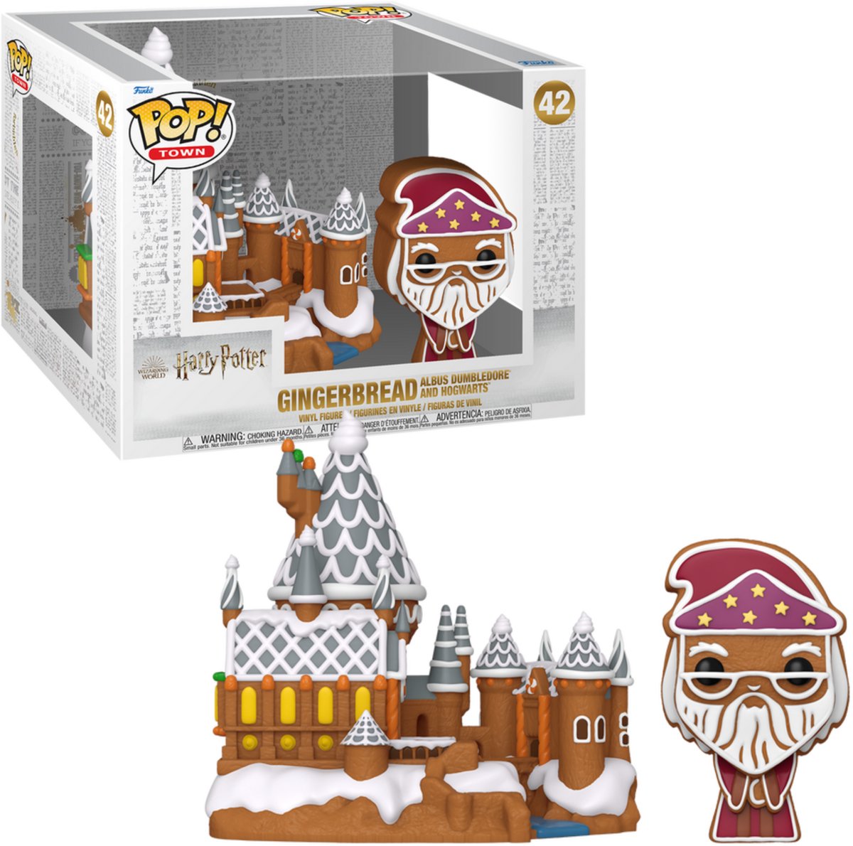   POP! Town Albus Dumbledore and Hogwarts (Gingerbread) 42 Harry Potter Holiday