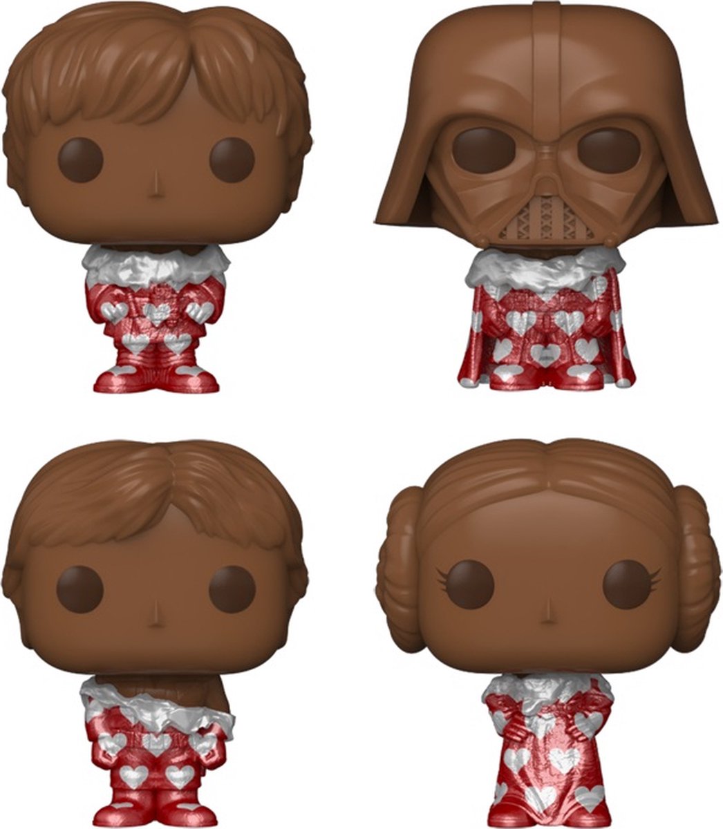   Pocket Pop! Keychain 4-Pack: Star Wars - Valentines Chocolate Box