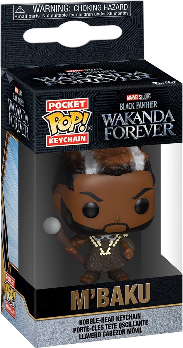   Pocket Pop! Keychain: Marvel: Black Panther: Wakanda Forever - MBaku