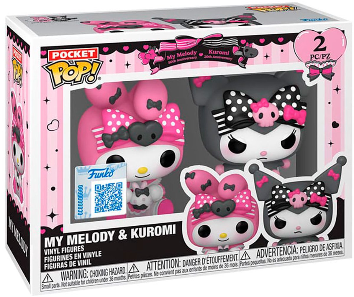   Pocket Pop! Sanrio - My Melody 50th and Kuromi 20th Anniversary Specialty Series Exclusive