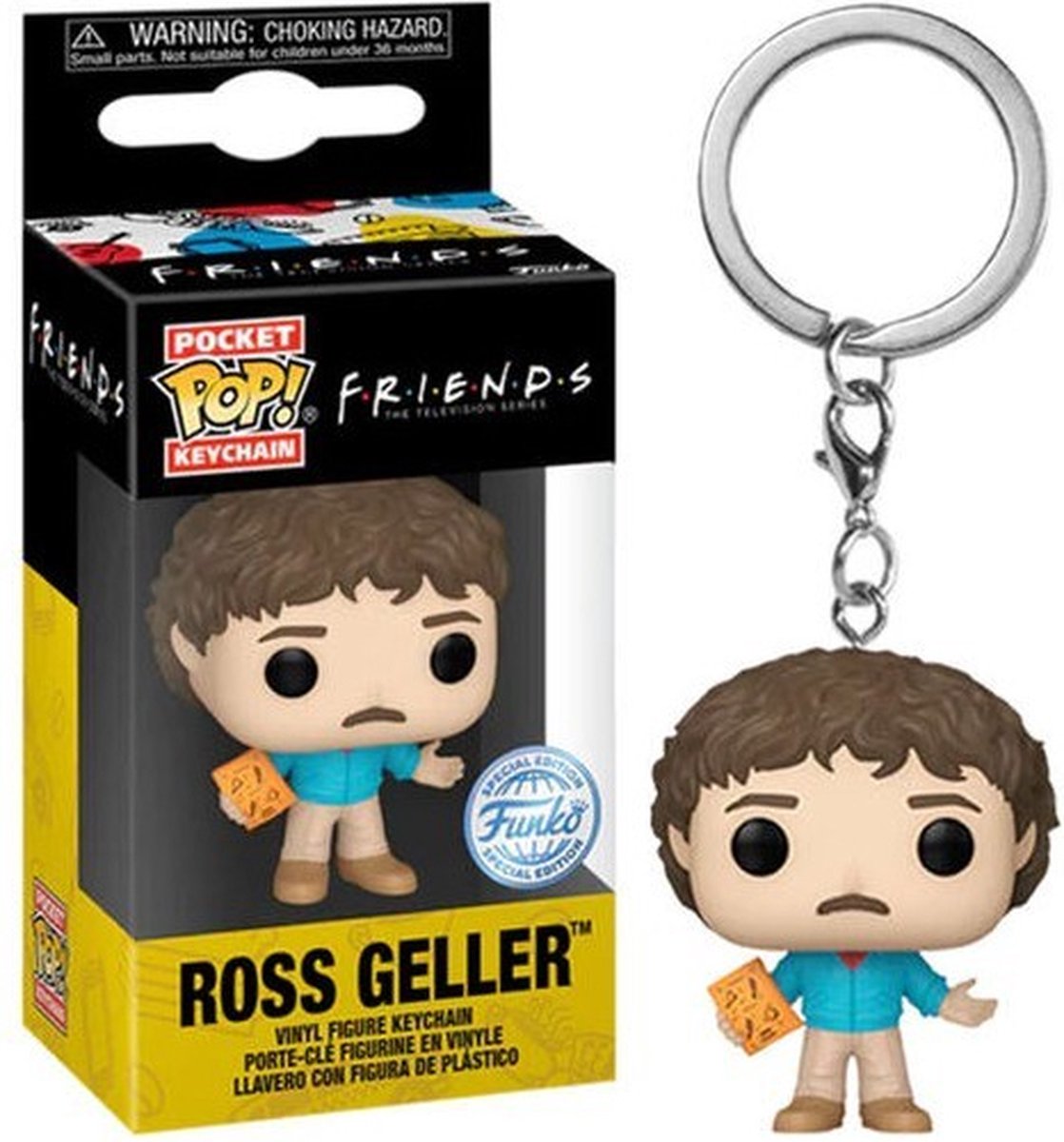   Pocket Pop! Sleutelhanger: Friends - 80s Ross