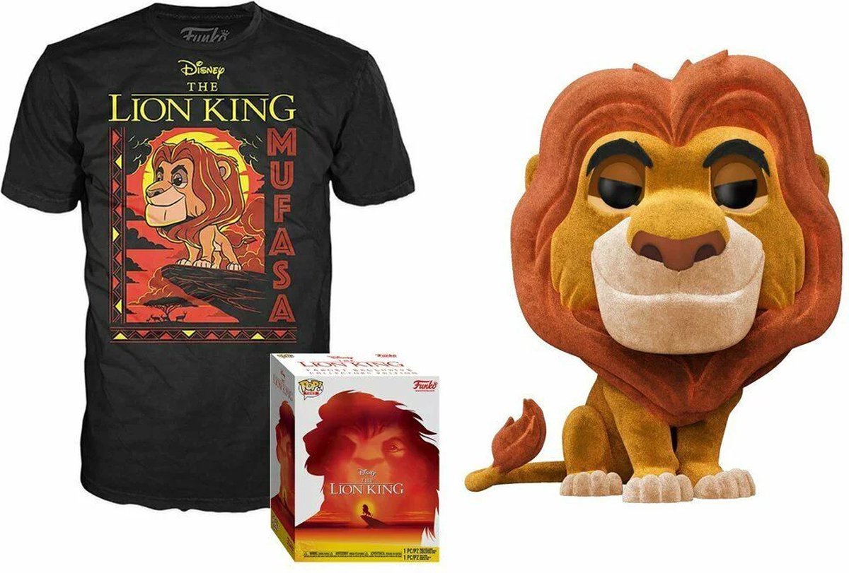   Pop! & Tee Box: Disney The Lion King - Mufasa (Size S)