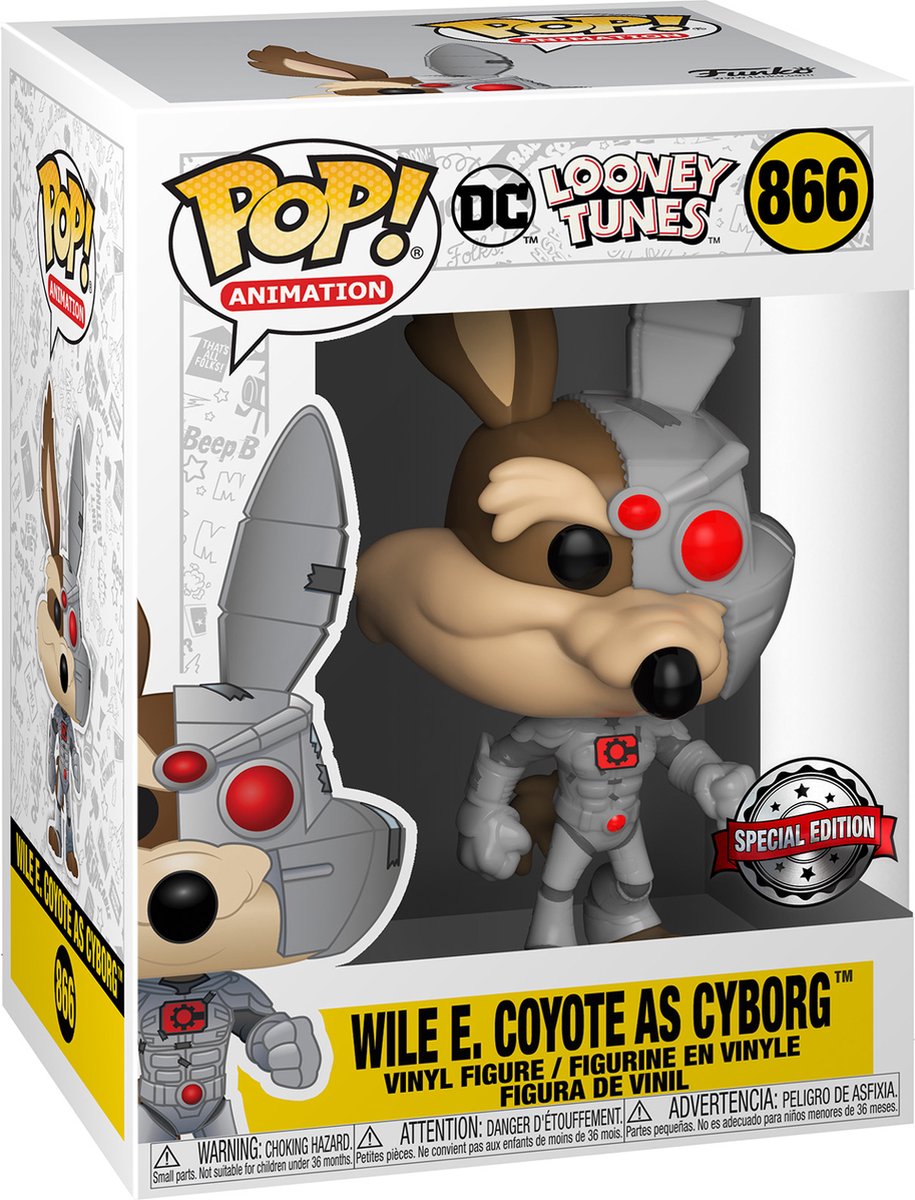   Pop! Animation: Looney Tunes - Wile E. Coyote as Cyborg - US Exclusive