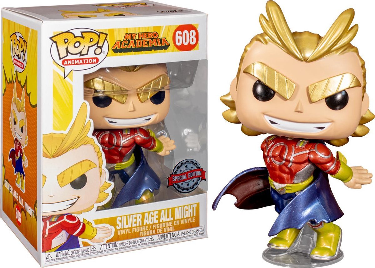   Pop! Animation: My Hero Academia - All Might (Metallic) Vinyl Figure