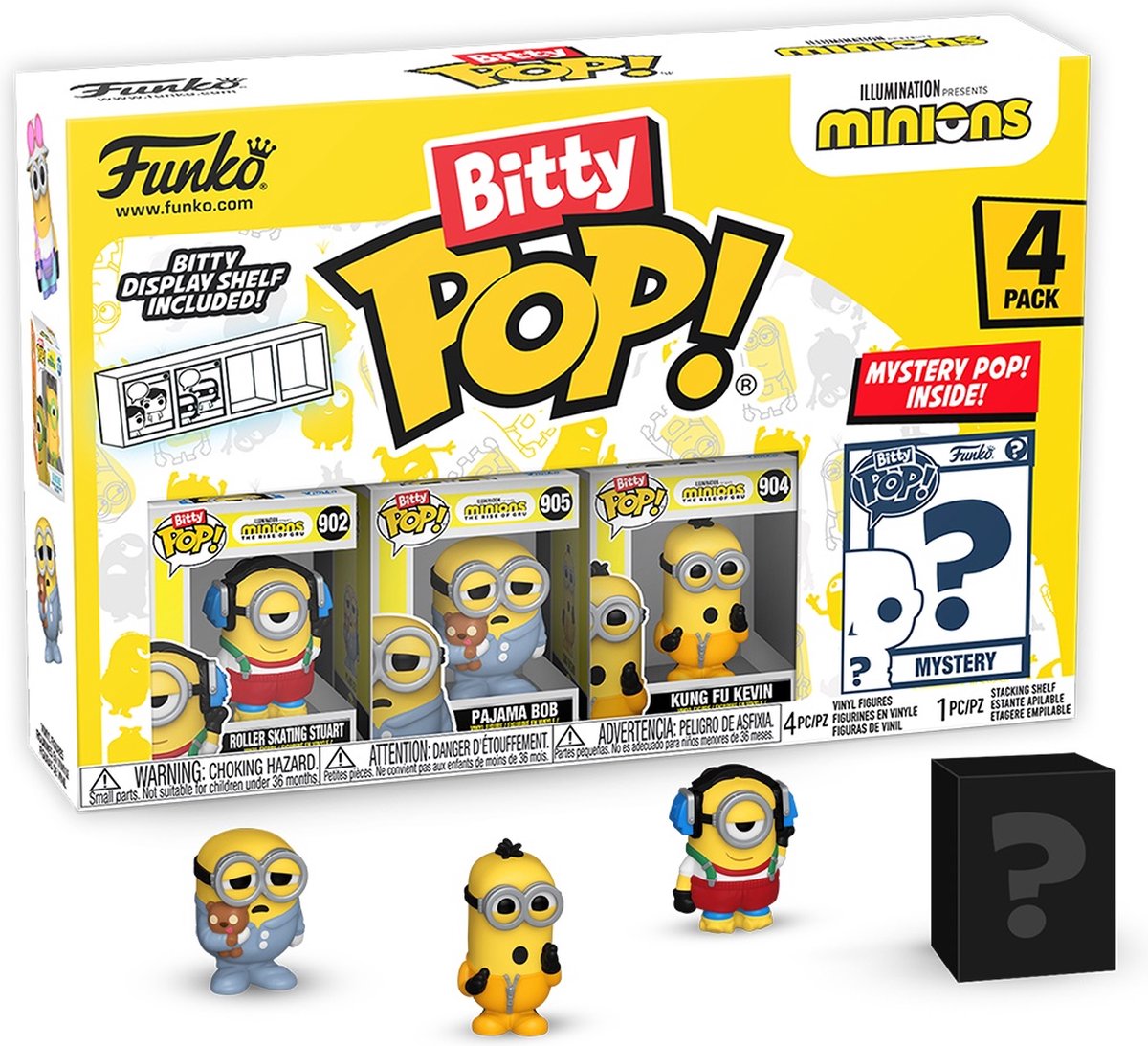   Pop! Bitty - Minions 4-pack: Roller Skating Stuart