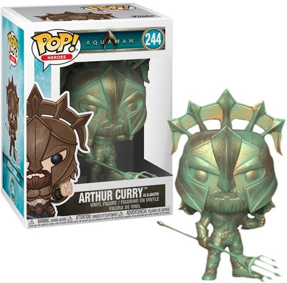   Pop! DC Comcis: Aquaman Arthur (Gladiator) Patina US Exclusive
