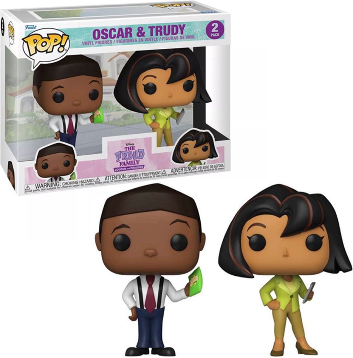   Pop! Disney: Proud Family - Oscar & Trudy 2-Pack (Exclusive)