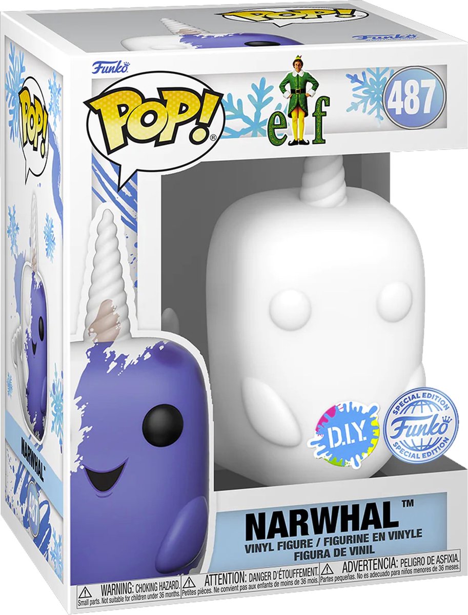  Pop! Elf - Narwhal DIY Exclusive