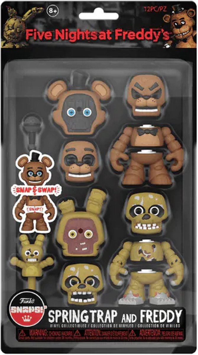   Pop! Five Nights at Freddy’s - Freddy & Springtrap - Snap Action Figures