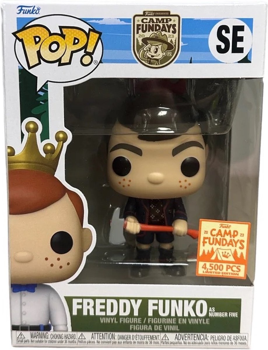   Pop! Freddy  : Camp Fundays - Freddy   as The Umbrella Academy Number Five - SE 4500 Pieces LE Exclusive