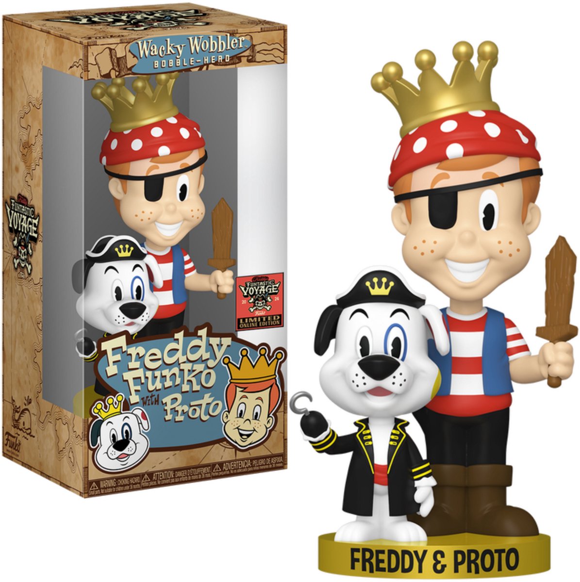   Pop! Freddy   with Proto Wacky Wobbler - 2024 Funtastic Voyage Limited Online Edition Exclusive