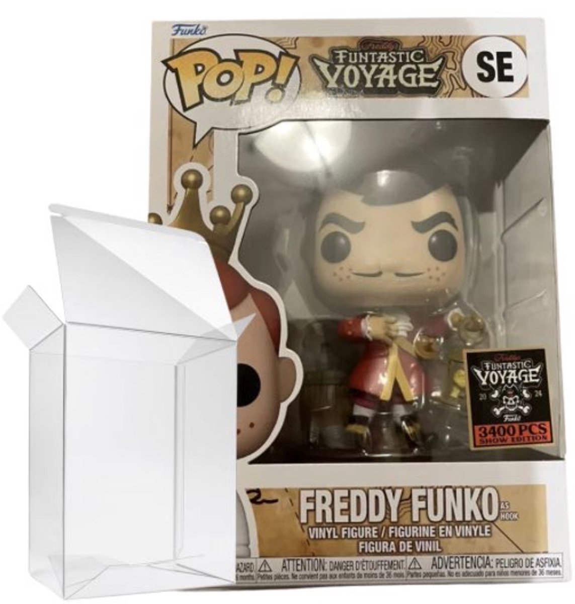   Pop! Funtastic Voyage - Freddy   as Captain Hook 34000LE Show edition