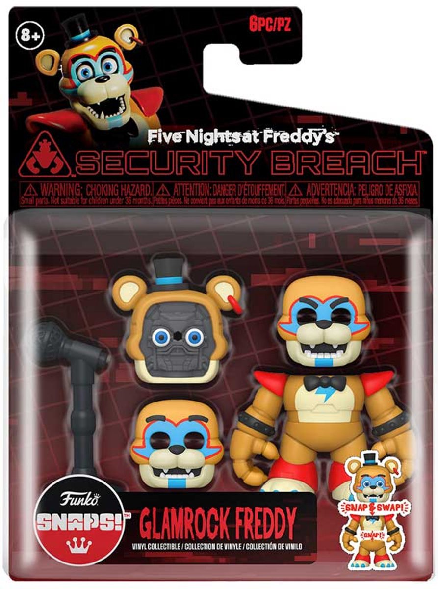  Pop! Games: Five Nights at Freddys (FNAF) Snap Action Figure - Glamrock Freddy