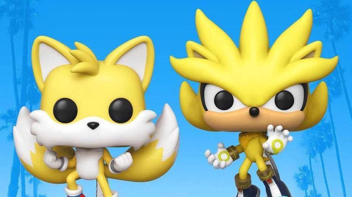   Pop! Games: Sonic - Super Tails and Super Silver 2-Pack - San Diego Comic-Con Official Exclusi