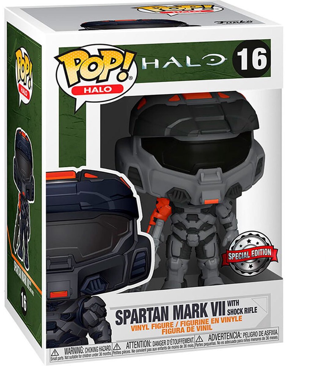   Pop! Halo: Spartan Mark VII with Shock Rifle - US Exclusive